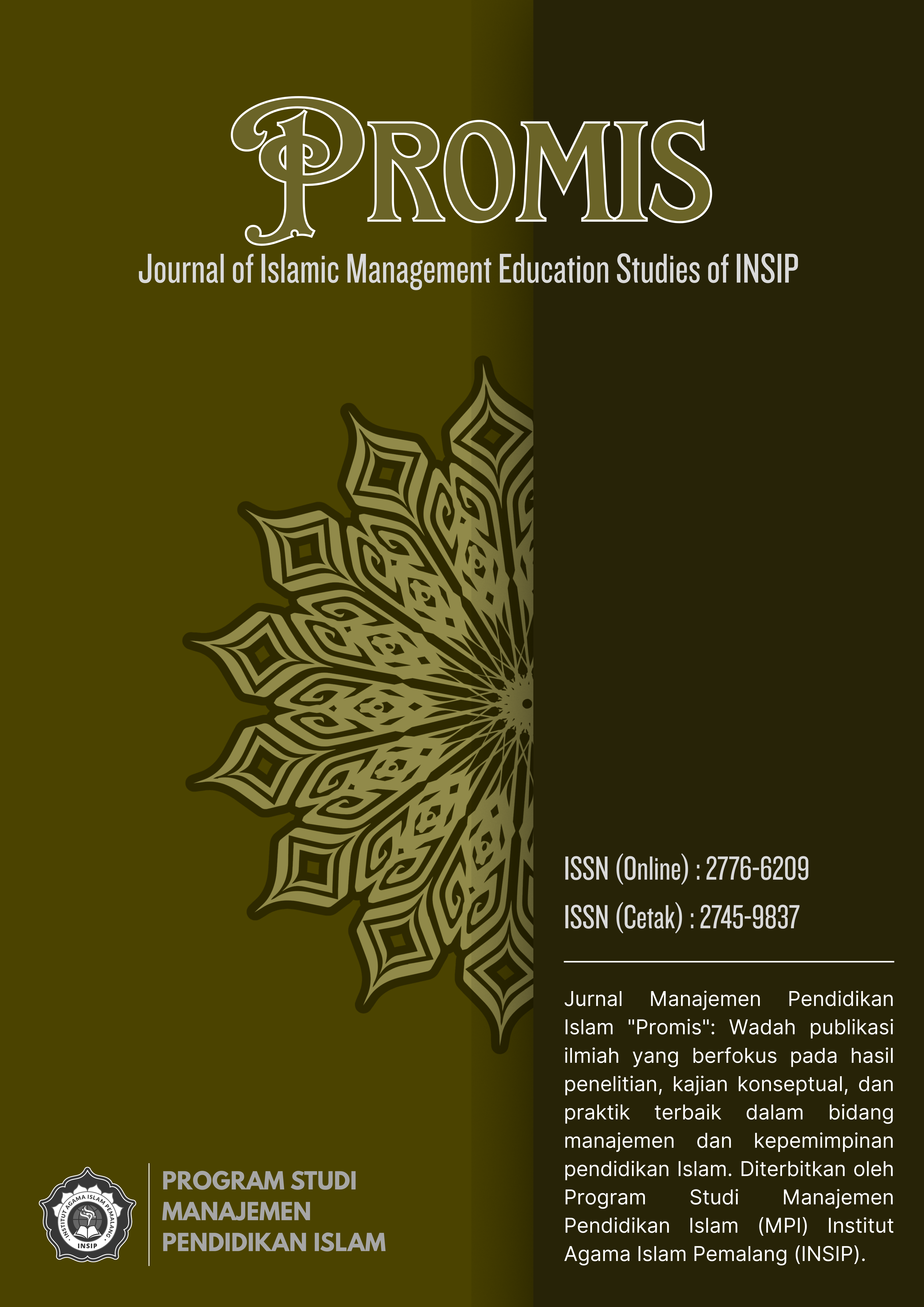 PROMIS: Journal of Islamic Management Education Studies of INSIP